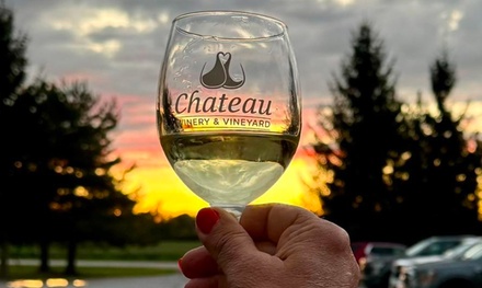Wine Tasting and Tour for 2 + 1 Flatbread Pizza - Chateau Winery and Vineyard