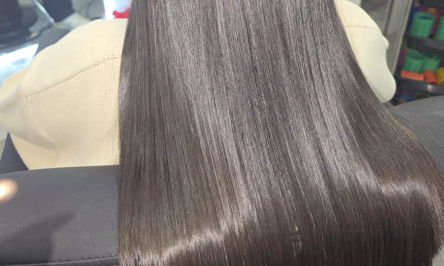 Alisado de queratina con corte de puntas para 1 persona