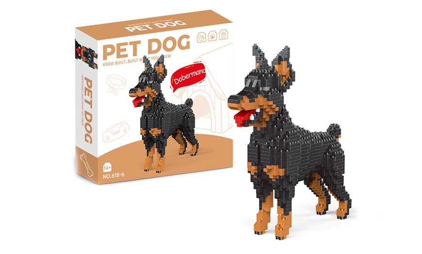 Image 5: LEGO Inspired Mini Dog Breed Building Block Set - Corgi, Doberman, Dachshund