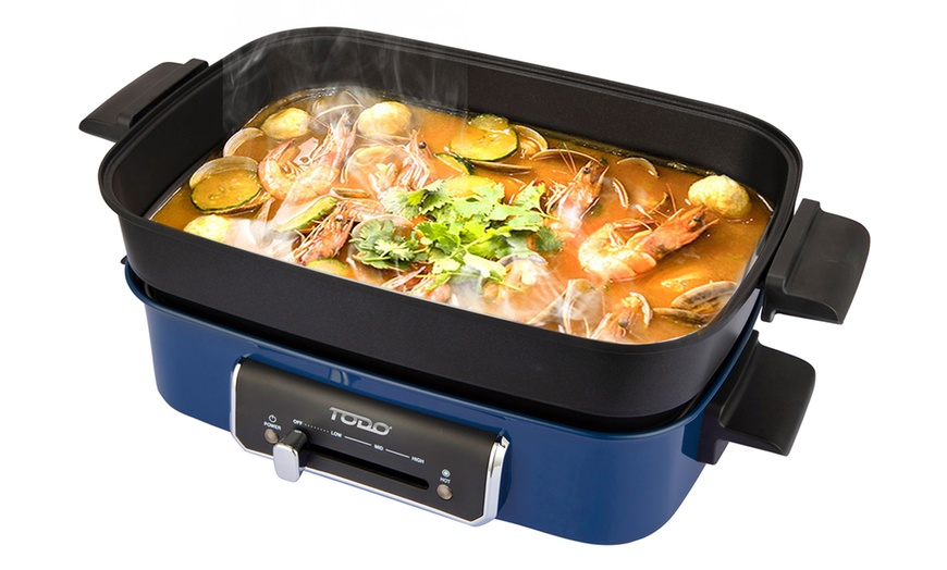Image 9: Electric Oven Two Hot Plates or Electric Multifunction Cooking Pot