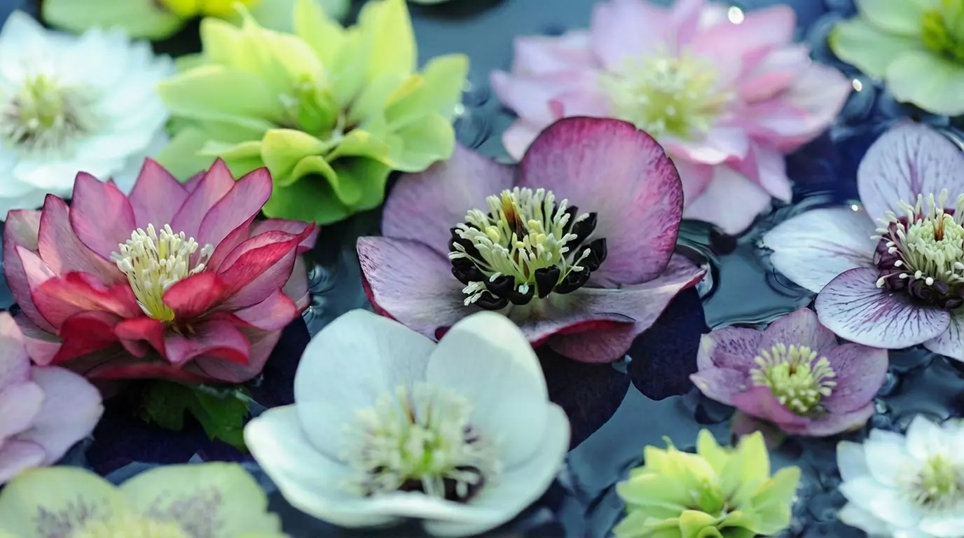 Hellebore Breeder’s Mix Winter-Flowering Perennial Plug Plants