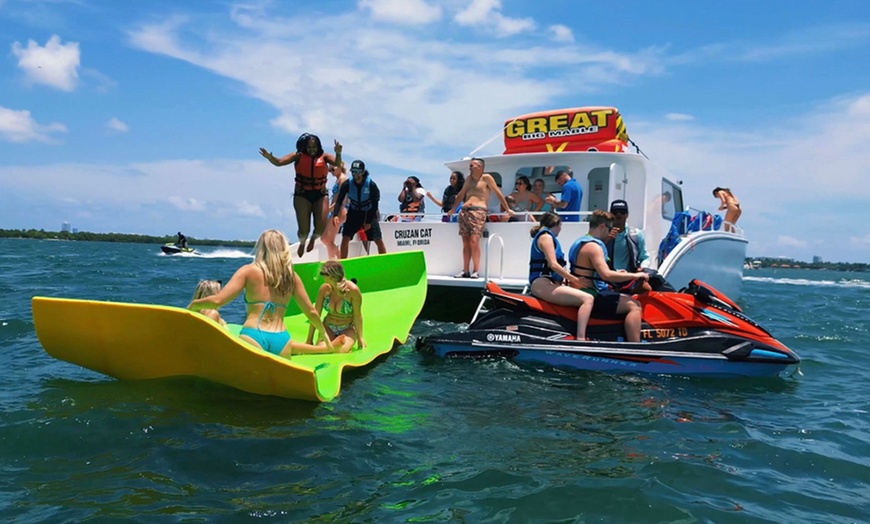Image 3: 1-Hr Jet Ski Rental for up to 2 or Miami Excursion for 1 w/ Boat Ride 