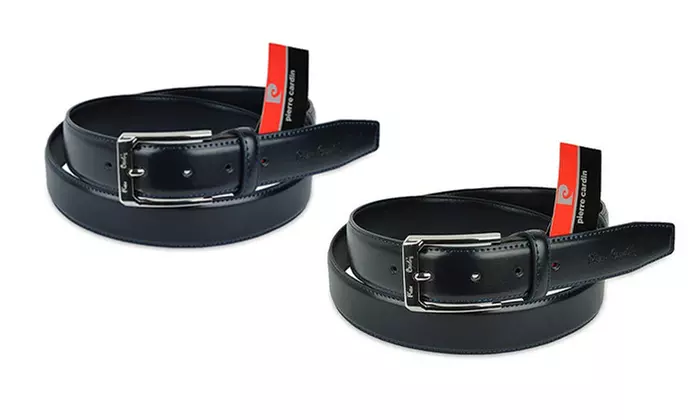 1 o 2 cinture in pelle di alta qualità Pierre Cardin