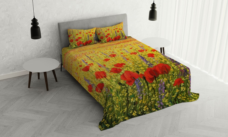 Image 8: Parure letto matrimoniale Sogni d'Autore in 100% cotone Made in Italy