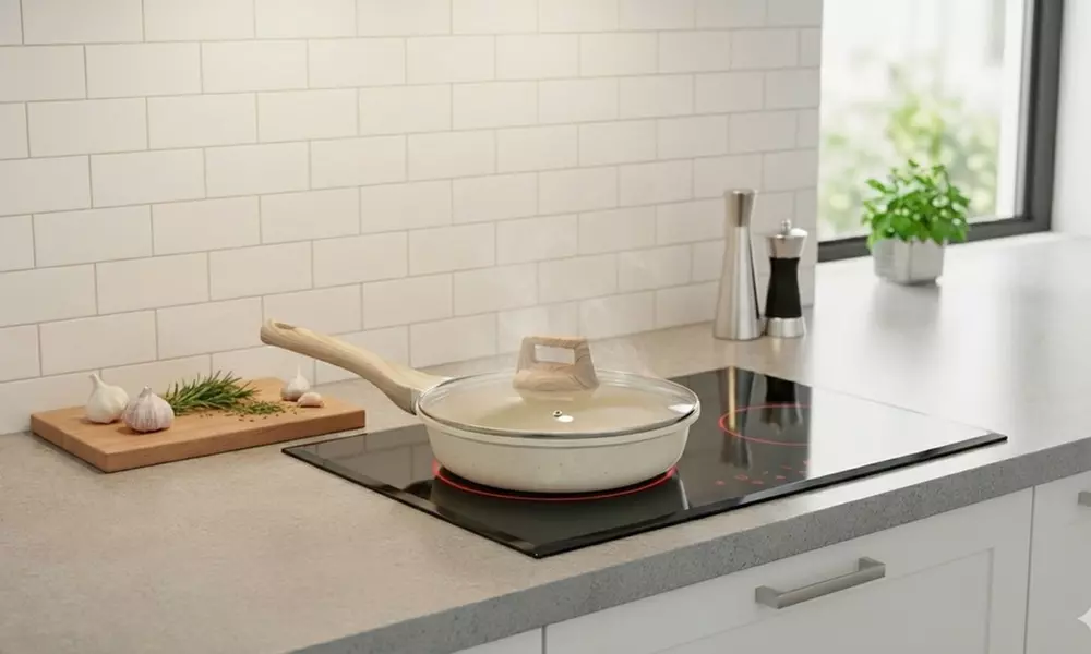 Poêle à frire Just Perfecto avec couvercle et casserole en option