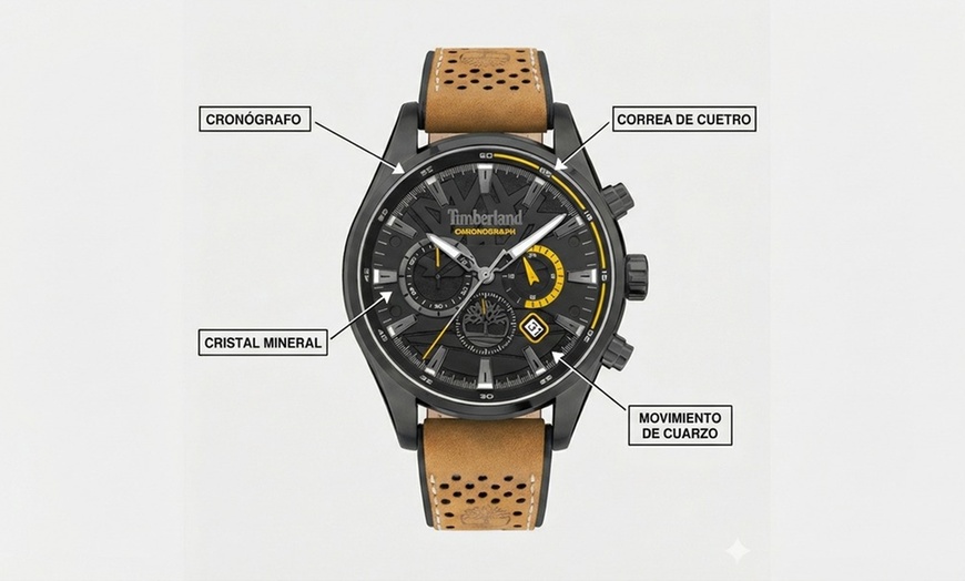 Image 3: Timberland Aldridge Men’s Chronograph Watch
