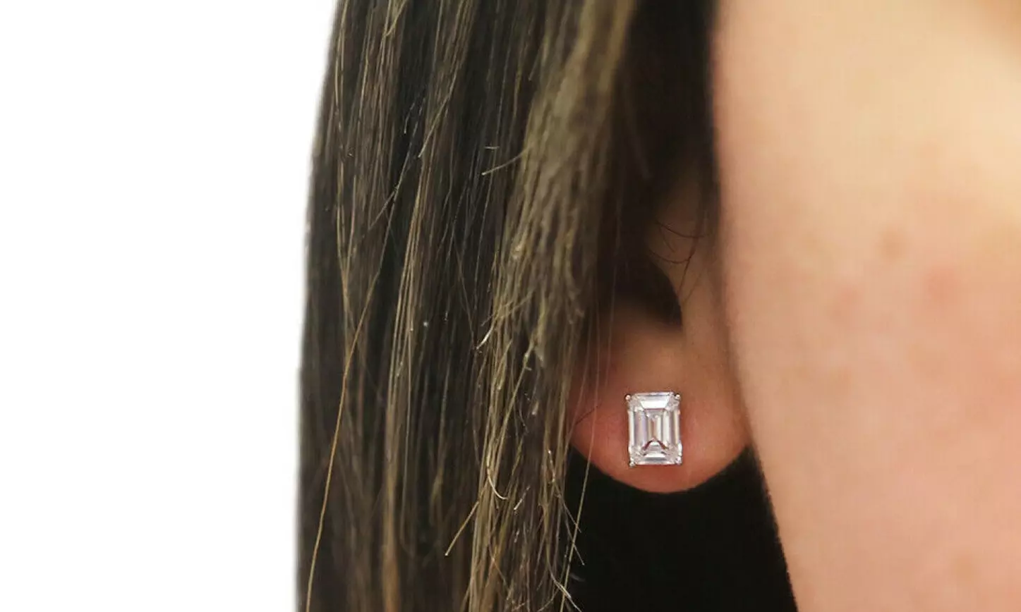 Sterling Silver 2.00 CTTW Marquise Studs With Crystal From Swarovski
