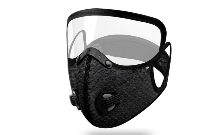 Image 1: Cycling Mask with Advanced Filtration and Adaptive Fit