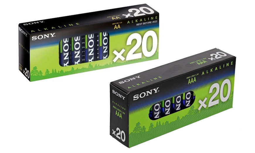 Image 1: Sony Alkaline Batteries