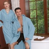 Image 3: Unisex Hooded Bathrobe in Soft Microfiber 