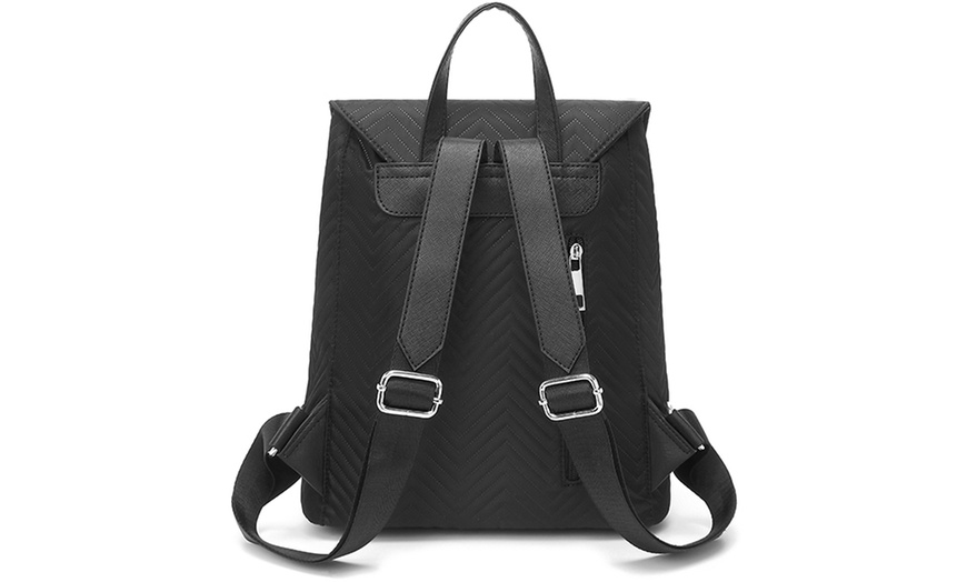 Image 10: MISS LULU Women's Fashion Lightweight Elegant Daily Backpack