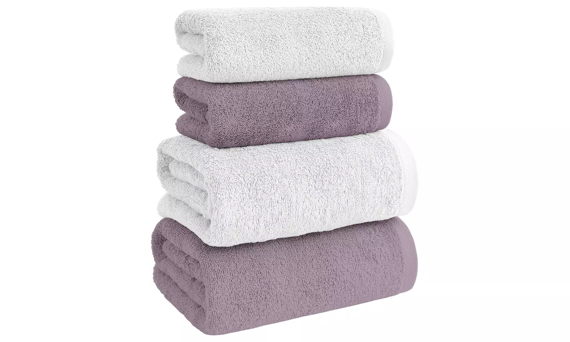 Set de 4 serviettes de bain