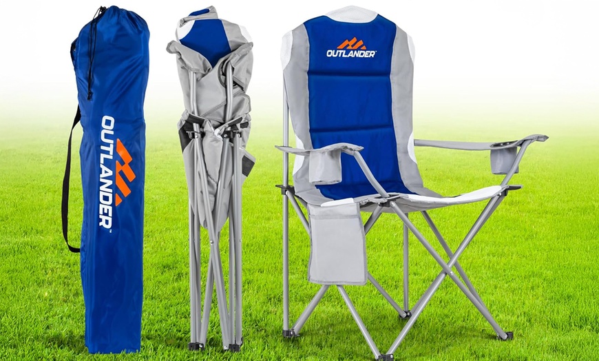 Image 9: Vivo Pack of Two Camping Chairs