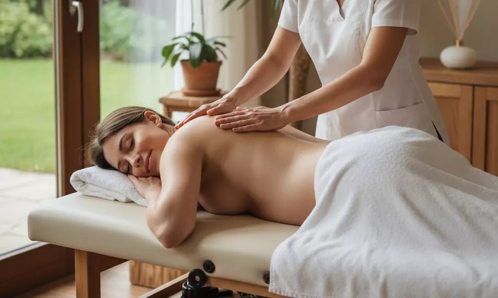 Una sesión de masaje corporal para embarazadas de 60 minutos