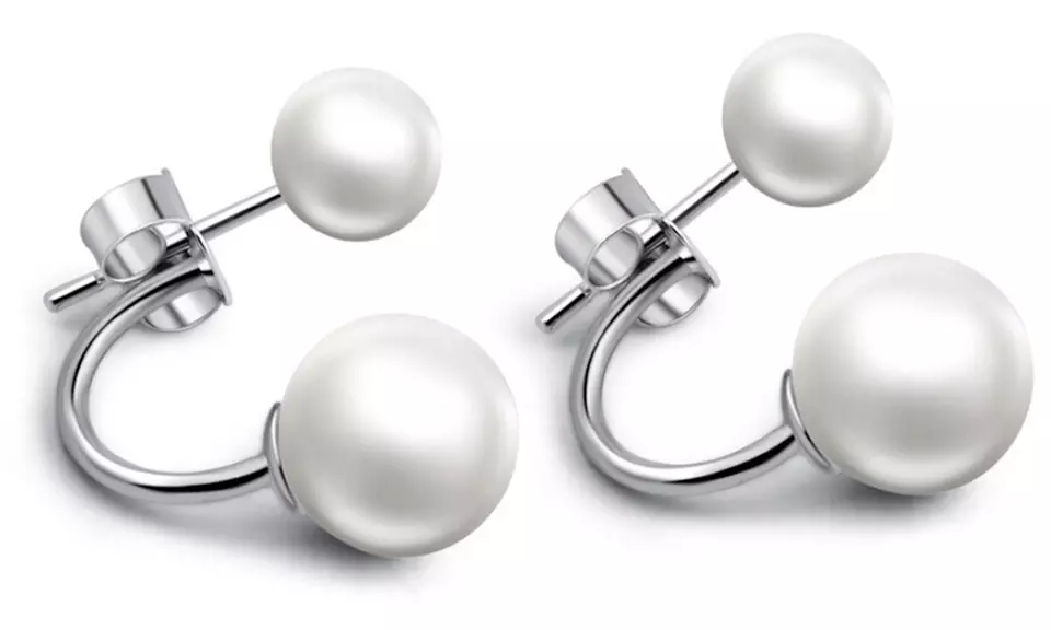 1 ou 2 boucles d'oreille en argent perles de culture - Primary Image