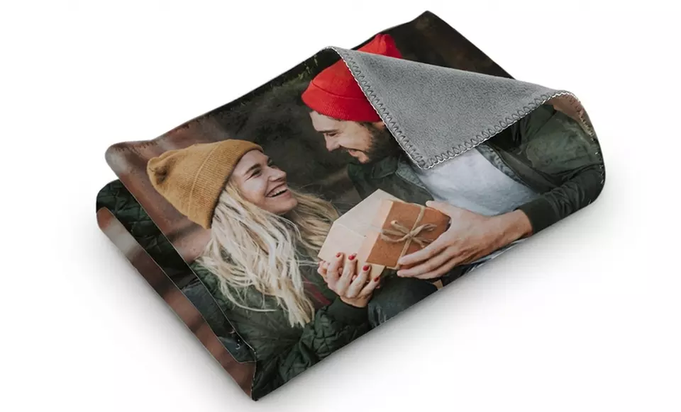 Custom Photo Blankets in Fleece or Premium Plush - Up to 64% Off by SignaturePrintLab