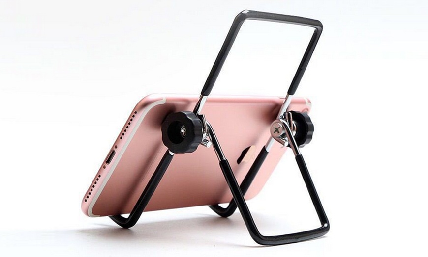 Image 9: Foldable Adjustable Tablet Holder