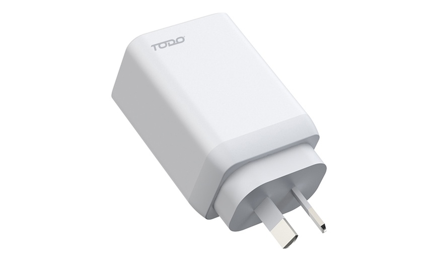 Image 6: TODO 65W USB Type C Charger Adaptor 3 Port - GS-W65A0946E and More