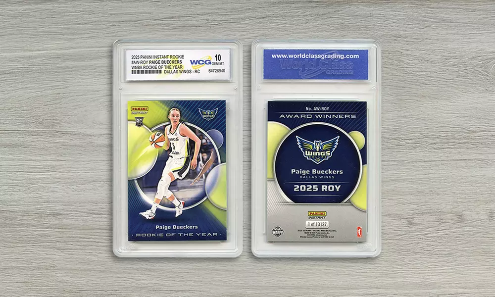 2025 Panini Rookie Card #AW-ROY Paige Bueckers WNBA