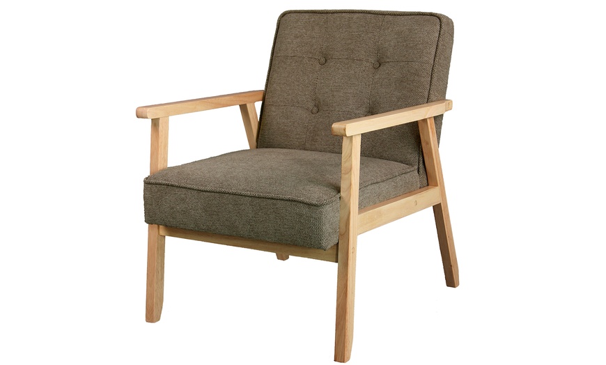 Image 17: Sillón con acolchado suave o de rizo y patas de madera, de Doosense