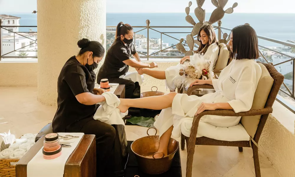 Enjoy a Haircut and Wash or Pedicure and Manicure at Home