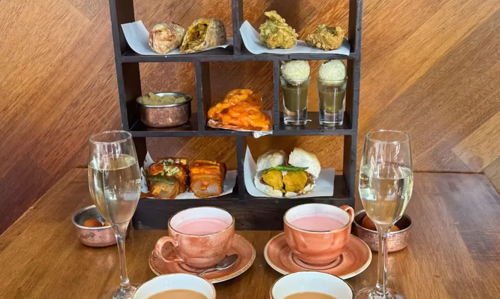 Indian Afternoon Tea with Savory and Sweet Delights for 2 or 4 People