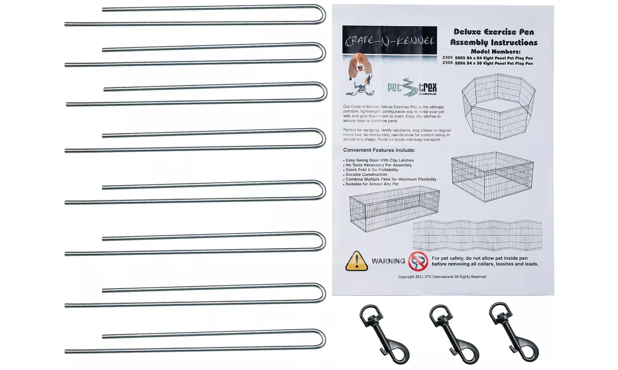 Pet Trex Playpen for Dogs with Eight Panels - Second Medium