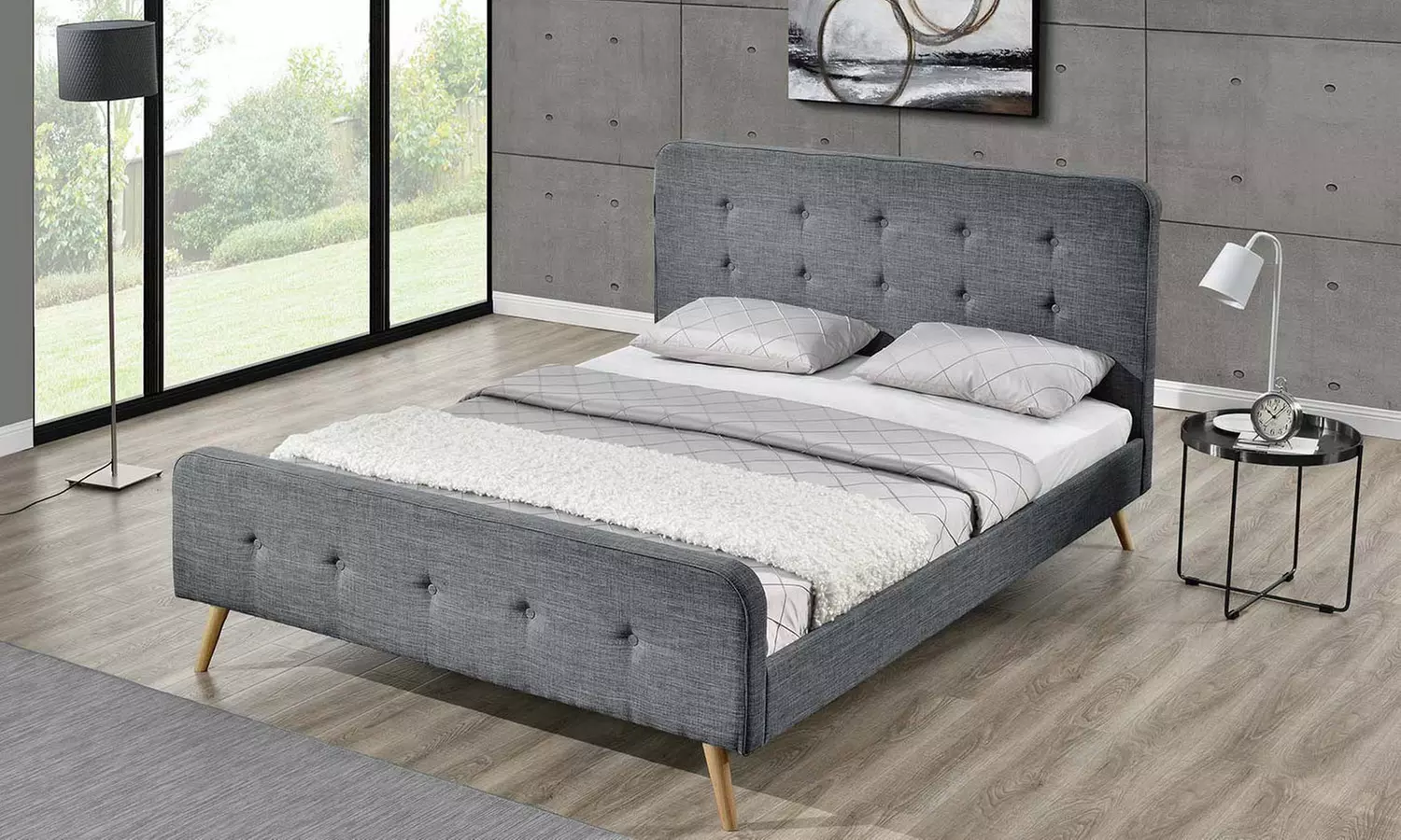 Lit scandinave 140/160 x 200, livraison offerte - Primary Image