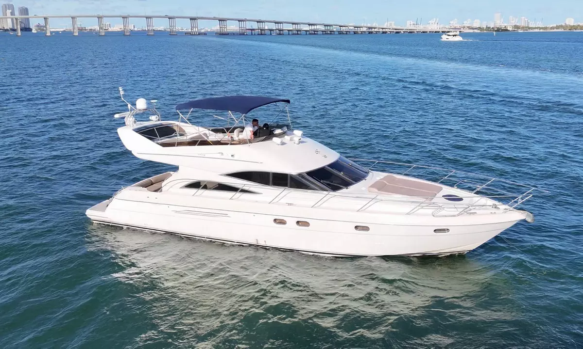 Private Luxury Yacht 60 ft + Up to 13 People from Miami River!