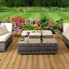 Image 1: Tropea Rattan-Effect Sofa Set 
