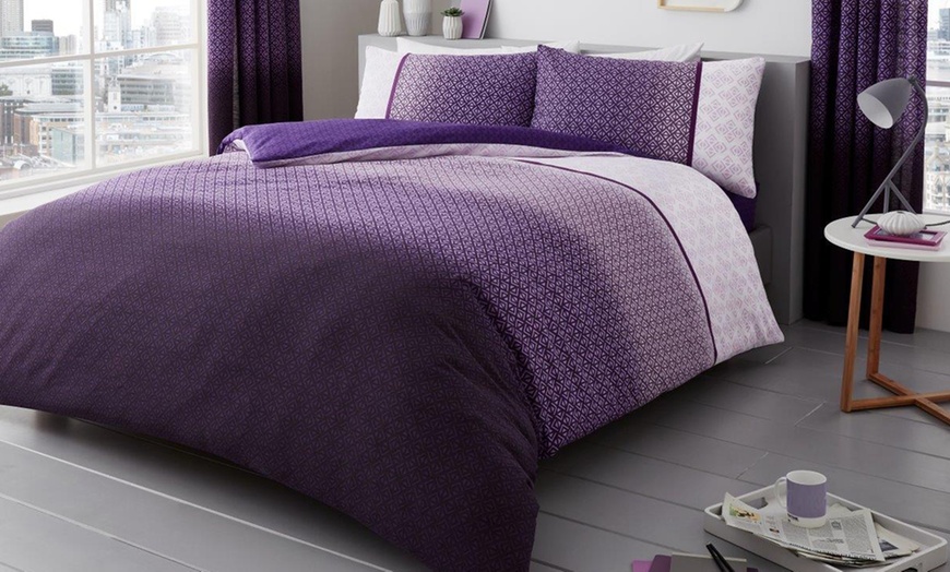 Image 2: Gaveno Cavailia Urban Ombre Duvet Set