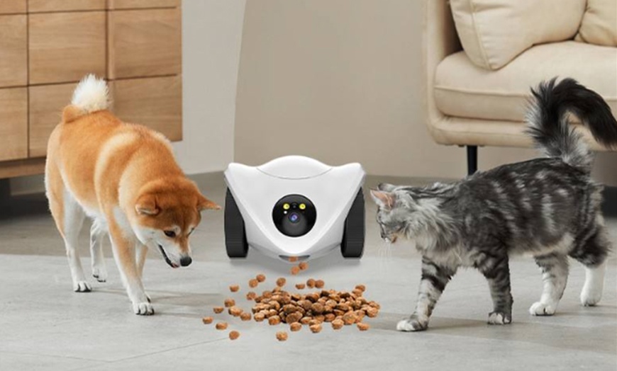 Image 2: Smart Pet Camera and food dispenser