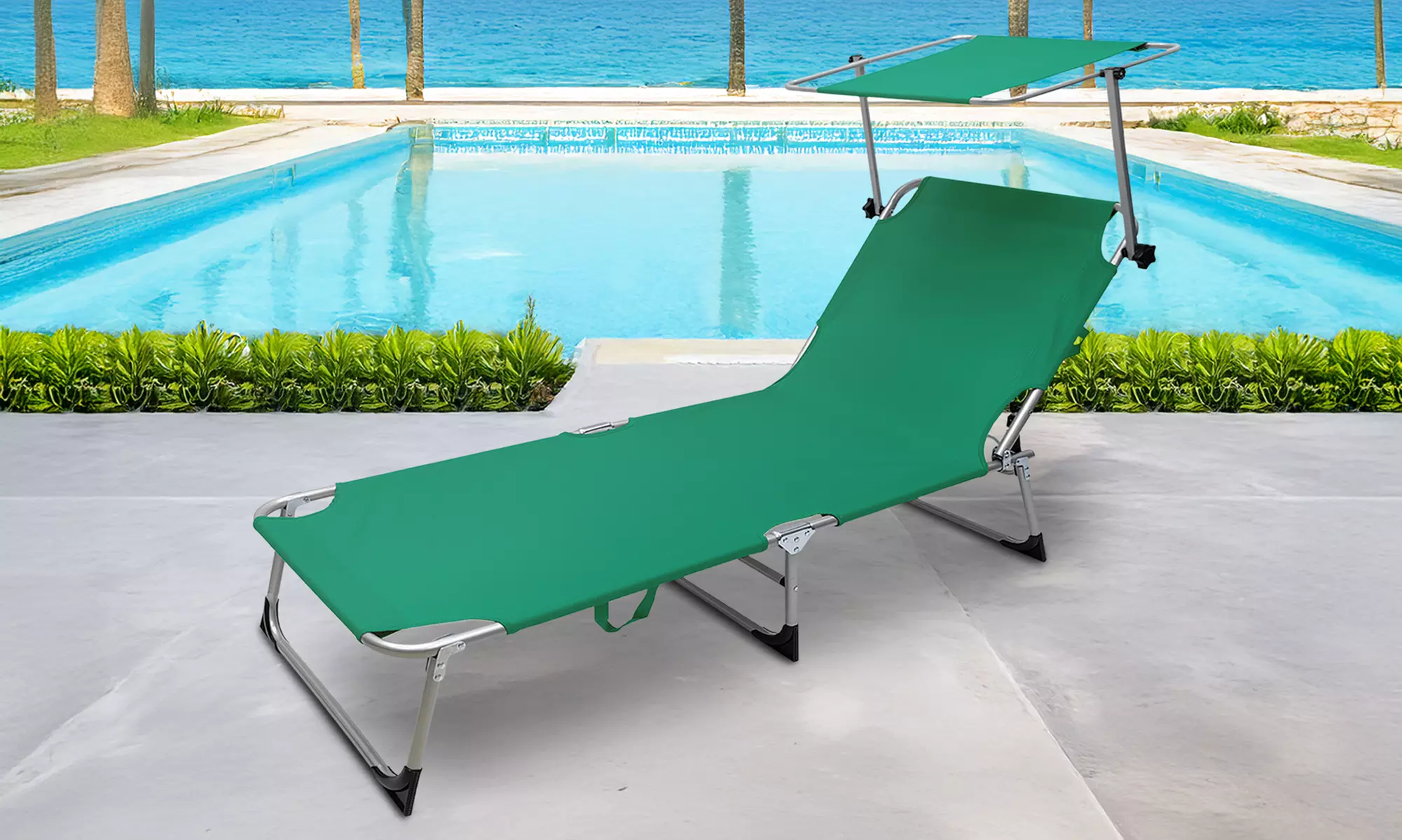 2 Sonnenliegen „Malta“ oder „Gallipoli“