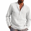 Image 8: Camicia casual con collo a V da uomo