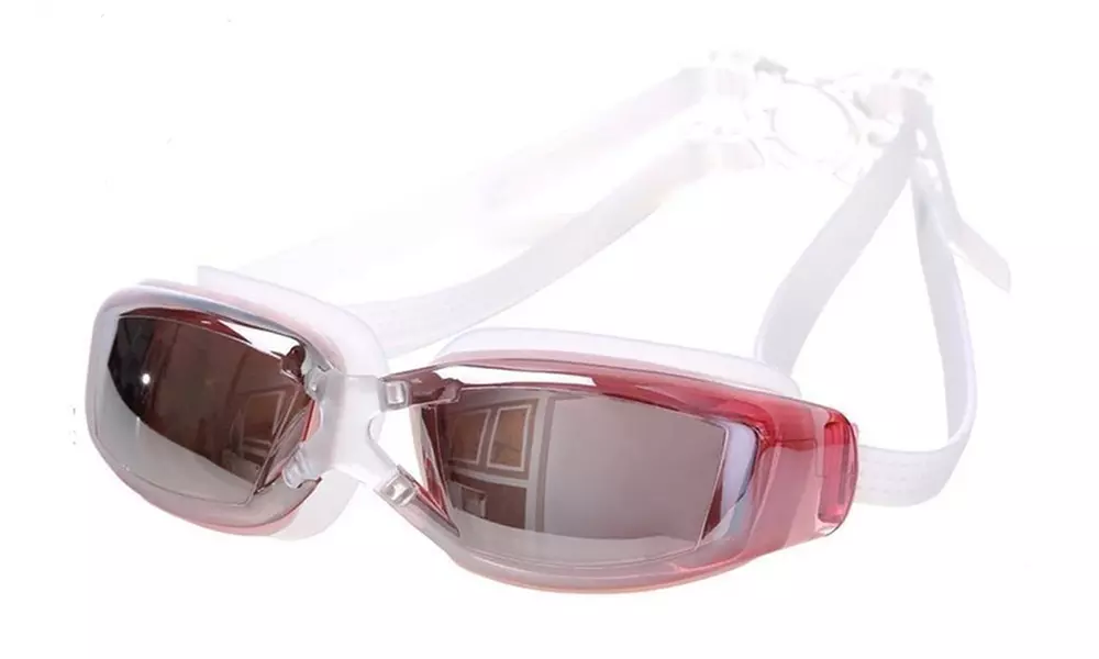 Swim Goggles, No Leaking, Anti-Fog UV Protection Swimming Goggles
