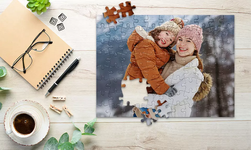 1 ou 2 puzzles personnalisés 88 ou 300 pièces avec Photo Gift