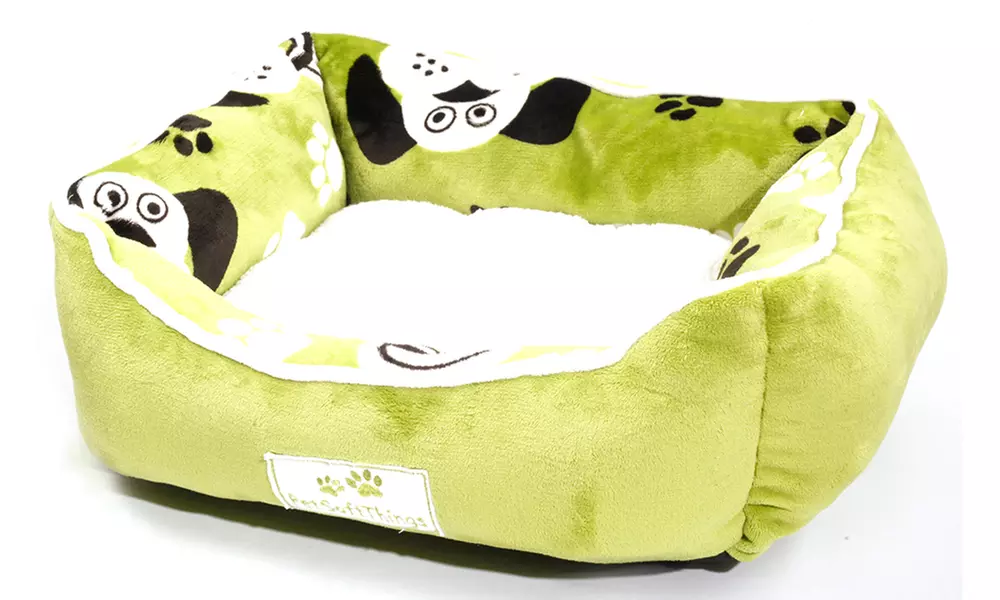 Plush Fluffy Soft Warm Calming Medium Small Dog Puppy Kitten Cat Pet Bed Cuddle