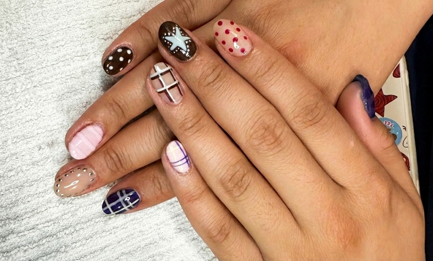 Image 2: Refreshing Steam Pedicures and Professional Gel Manicure Sets