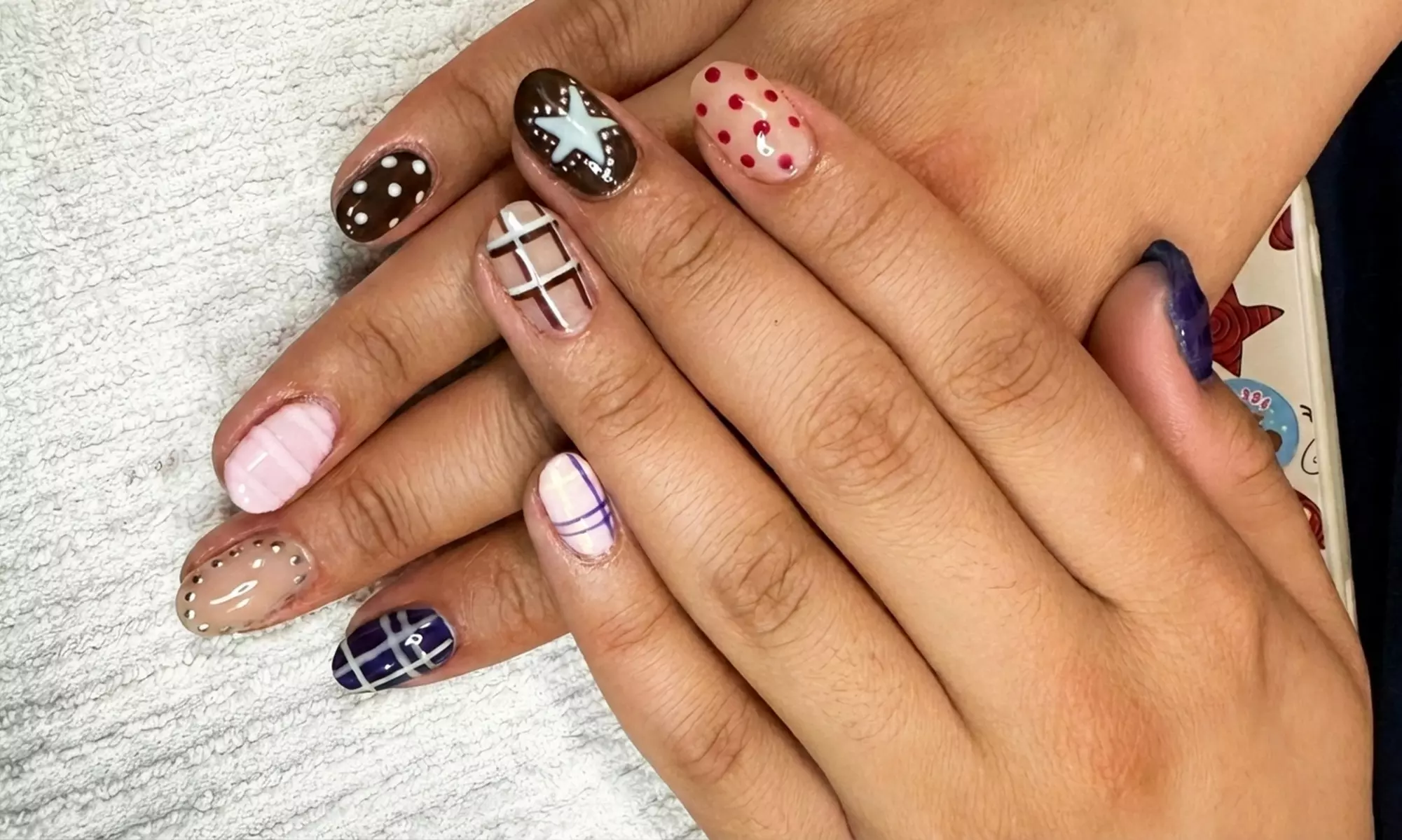 Deluxe Steam Pedicure with Paraffin Wax & Gel-X Full Set Manicure at Angel Nail Huntington Beach (Up to 43% Off)