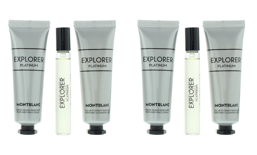 Image 3: One or Two Packs of Montblanc Explorer Platinum Collection Gift Set 