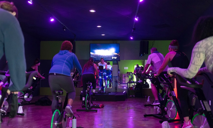 Image 1: Boost Your Fitness with 3-Pack or One Month of Unlimited Spin Classes