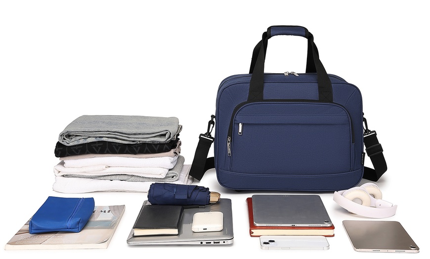 Image 27: 20L Carry-On Cabin Bag Under Seat Hand Luggage