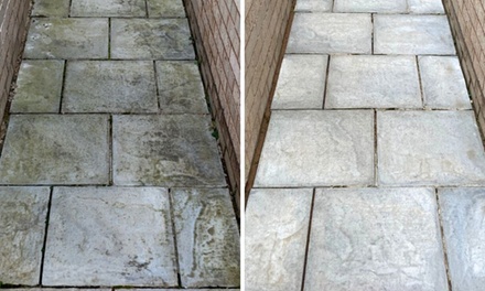 Exterior Driveway and Sidewalk Power Washing - Infinity Roofing & Exterior Cleaning of GA