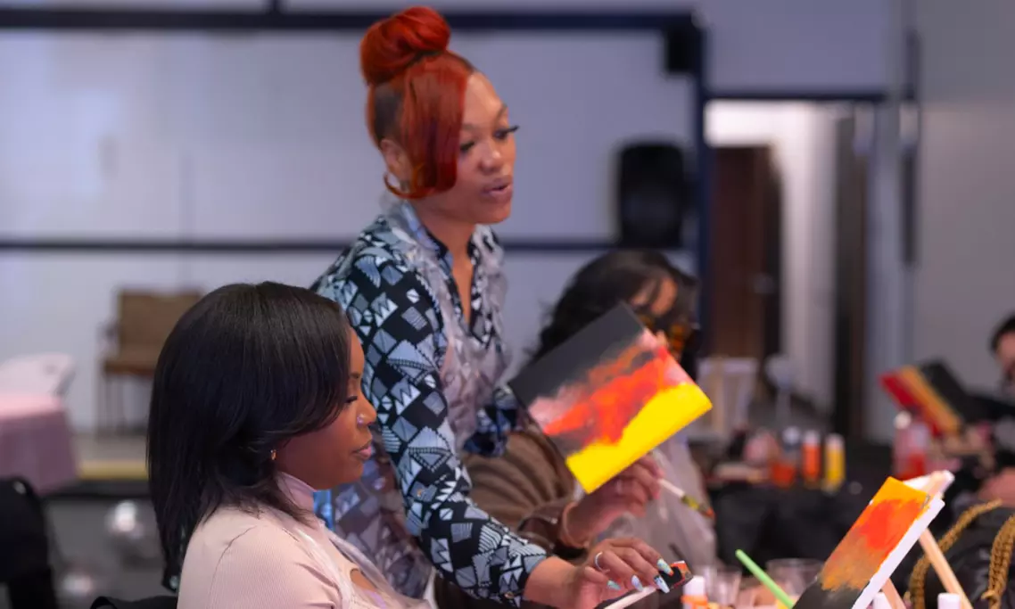 Celebrate Mother’s Day Sip & Paint at the Winery for One or Two People
