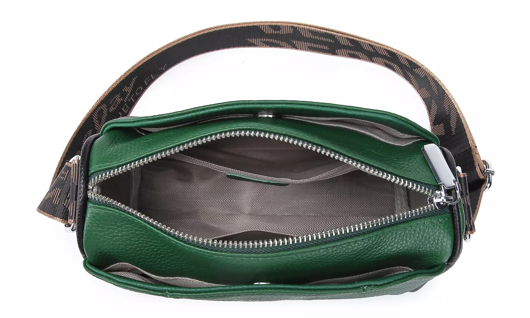 MISS LULU Women Wide Strap Leather Crossbody Bag Hand Bag