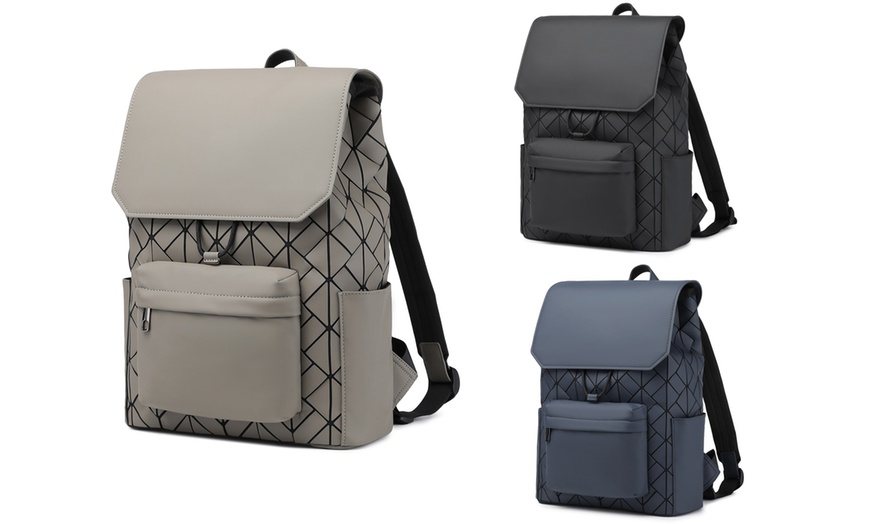 Image 1: Water-Resistant Laptop Backpack 16L