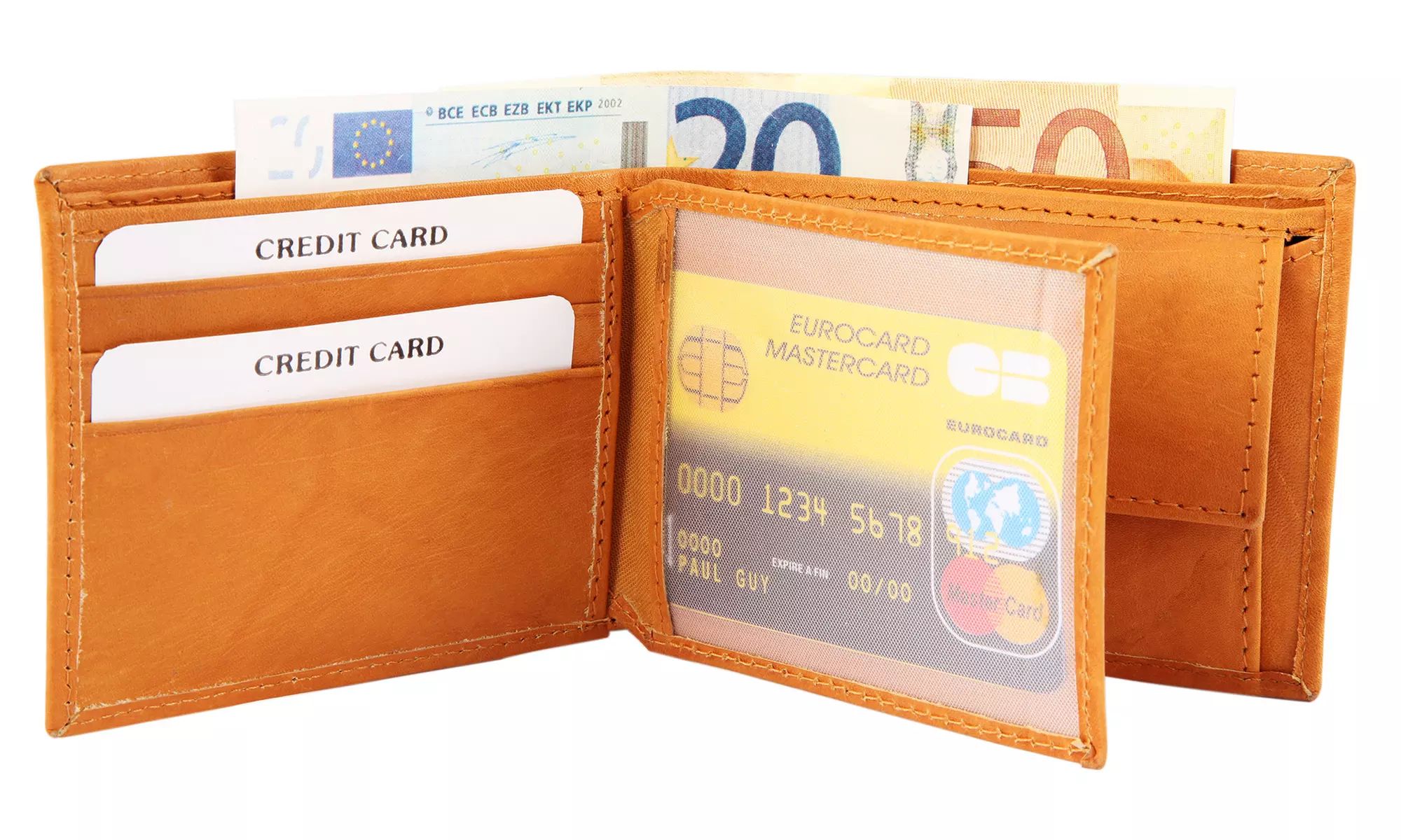 1x oder 2x Excellanc Herren-Geldbörse