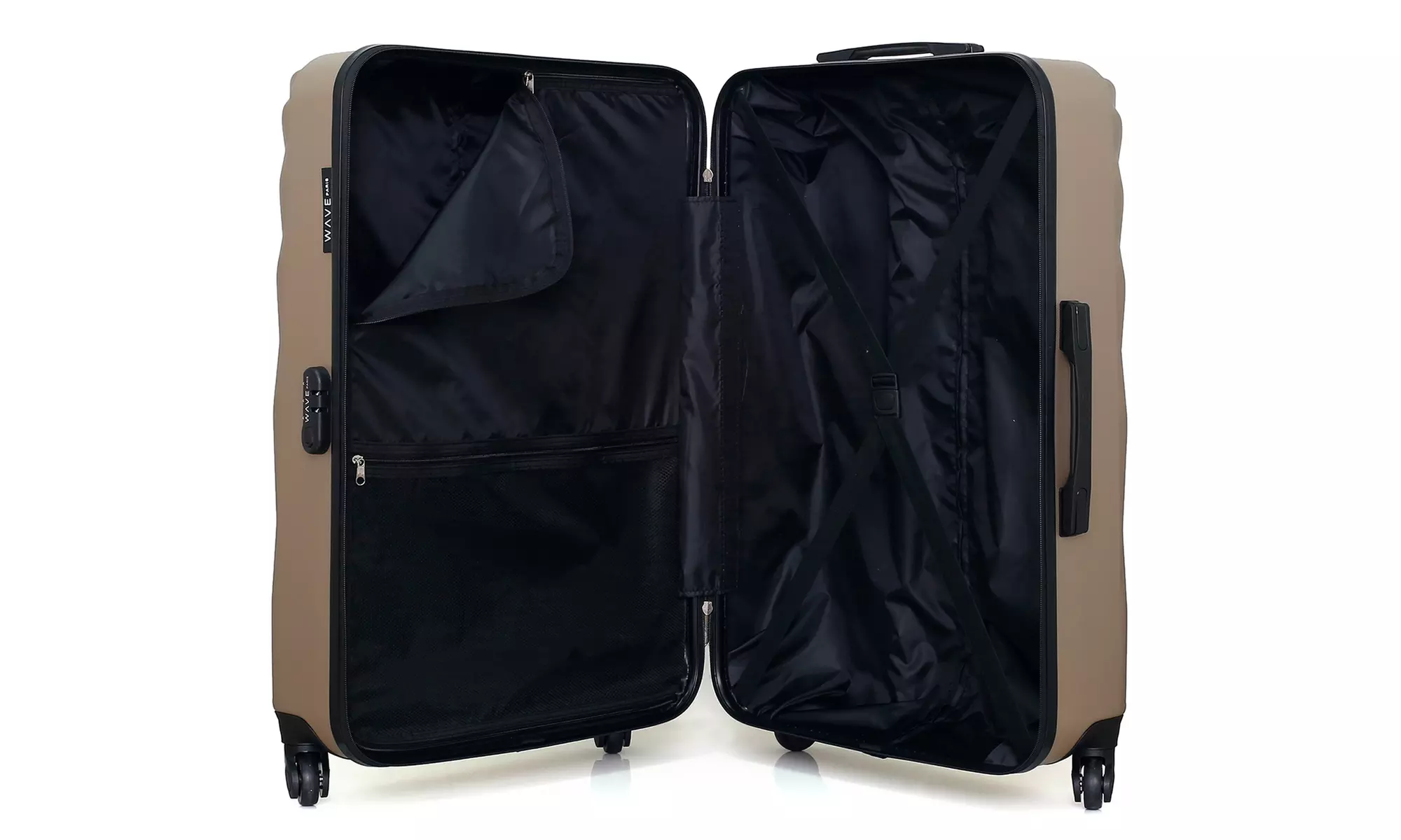 Valise en coque rigide de la marque Wave Paris et Hero