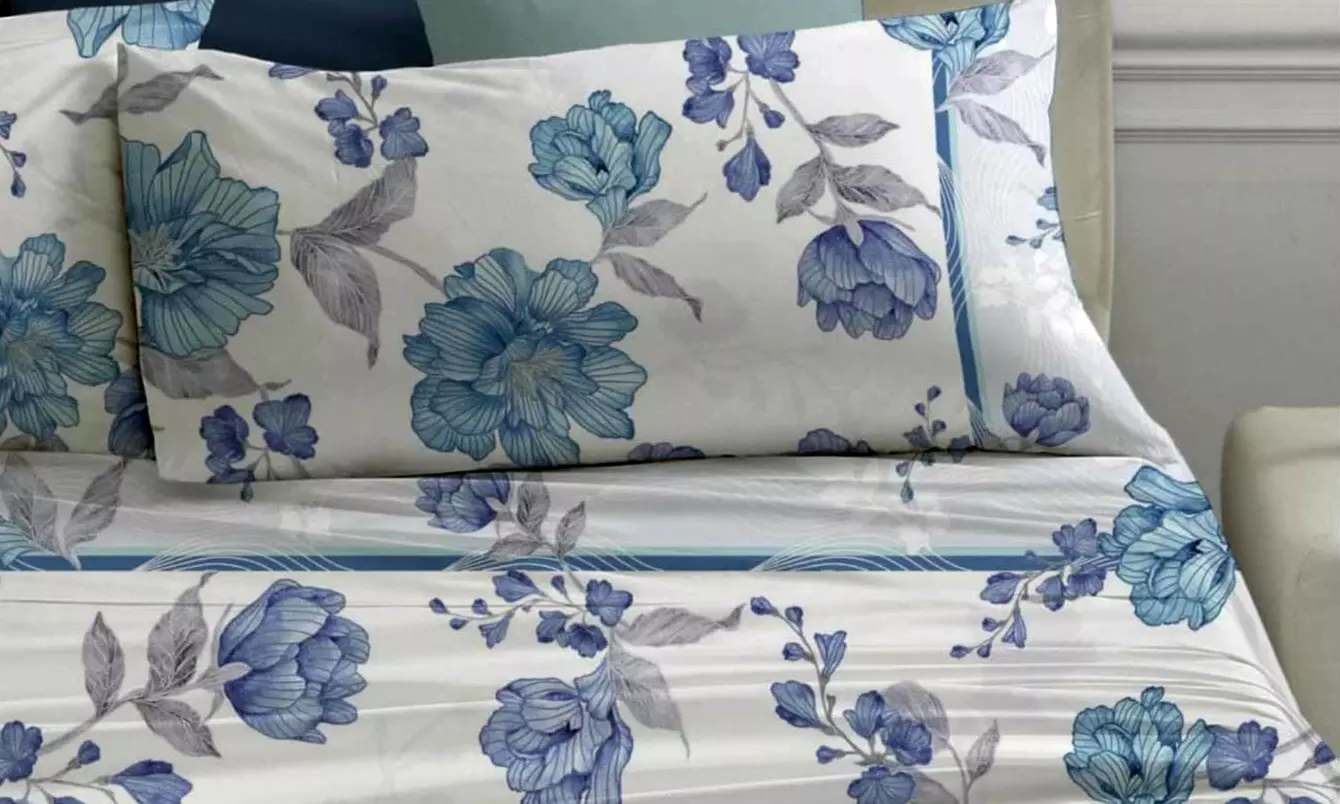 Laura Biagiotti Baumwoll-Bettwäsche-Set für Doppelbett