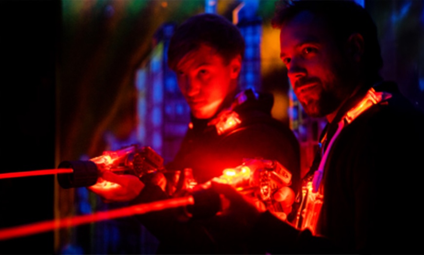 Image 1: Up to 40% Off on Laser Quest / Tag (Activity / Experience) at Plymouth Karting